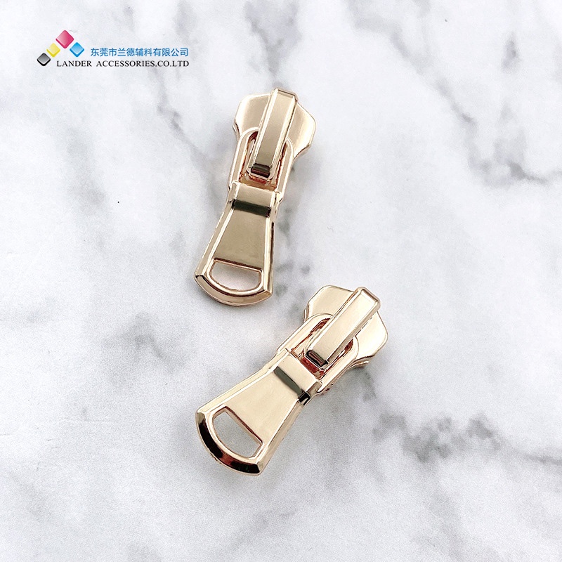 Lander Ristleting Zipper Slider Aksesoris Tas - Alloy - DS-086