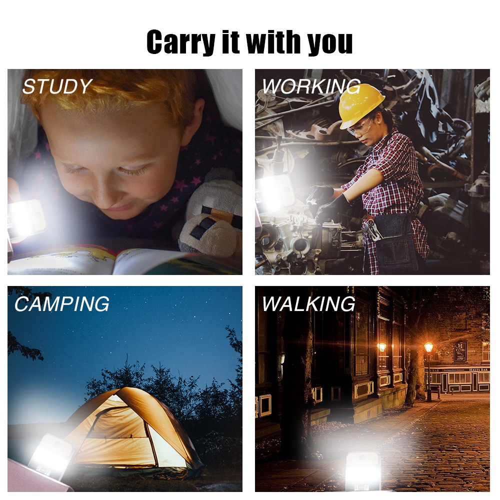 Lampu Malam LED Mini Portable Tenaga USB 0.2W 5V Untuk Camping / Hiking / Power Bank