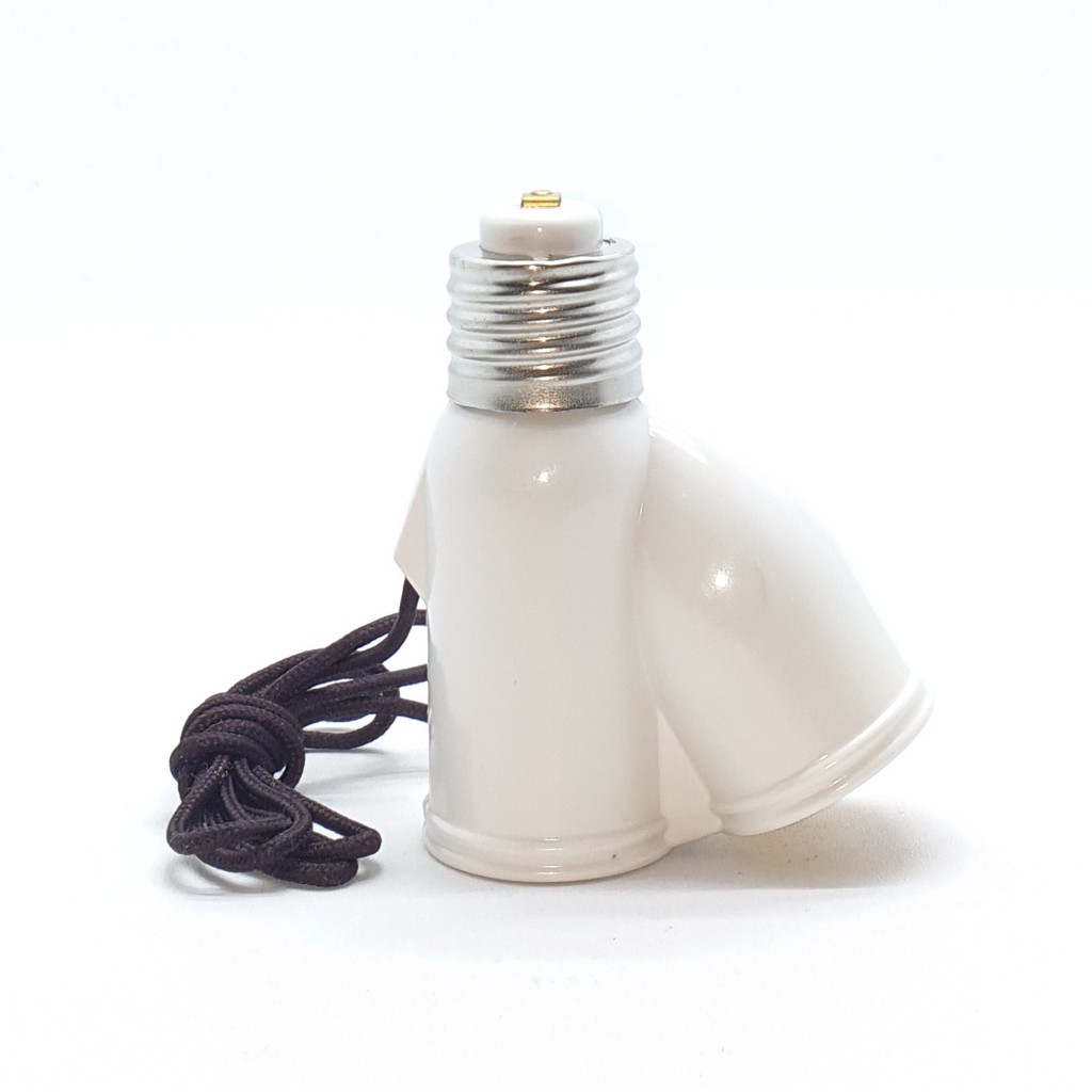 @12 Pcs (1 Kotak) Luxco Fiting Tarik LFG2280 / Fiting Lampu Tarik 2 Lubang