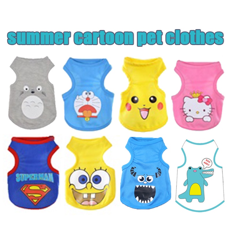 ★〓YUFeiPet〓★  Pet Vest Spring and Summer Cute Pet Dog Vest Clothes Breathable Cat Clothes Thin Pet Clothes