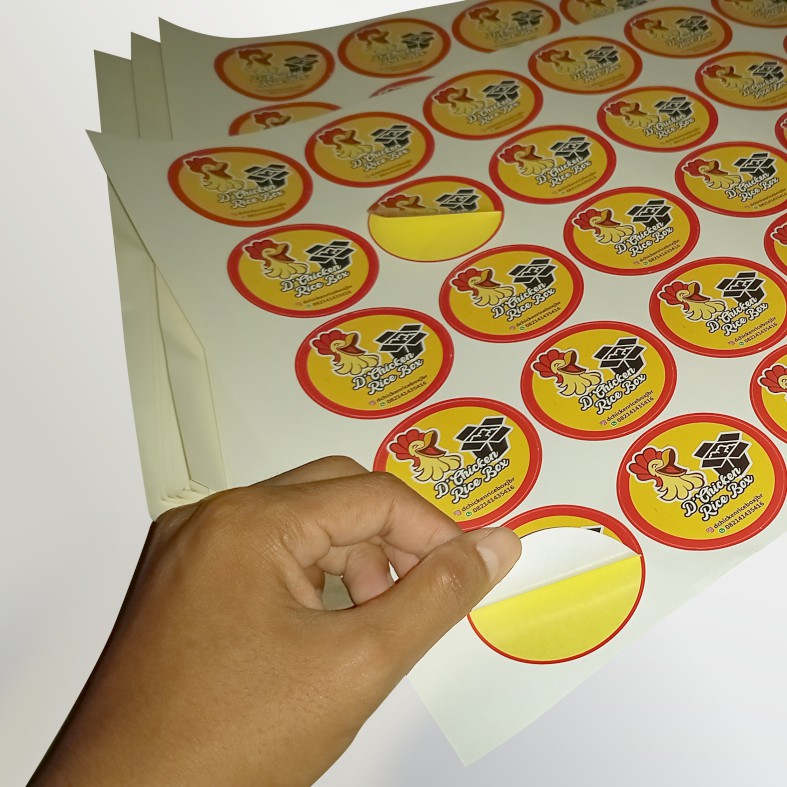 

CETAK STIKER LABEL VINYL & BONTAK (Free Cutting)