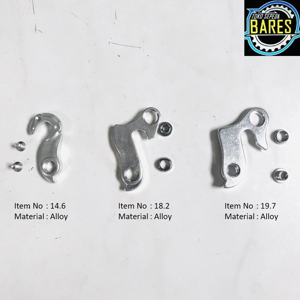 Gantungan RD / Rear Derailleur Belakang Sepeda Eterna 14.6 - 18.2 - 19.7 / Adaptor Drop Out Hanger / Anting Rear End