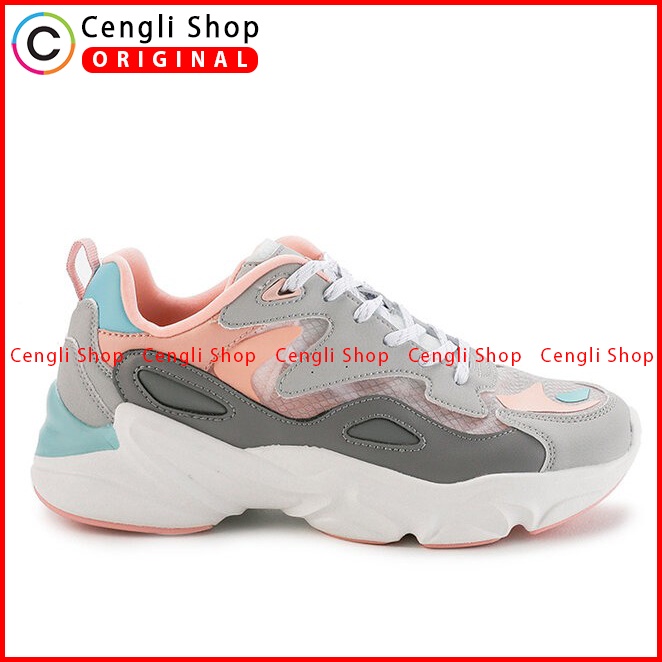 SEPATU SNEAKER WANITA HUSH PUPPIES ORIGINAL CASUAL BRANDED GREY HW52