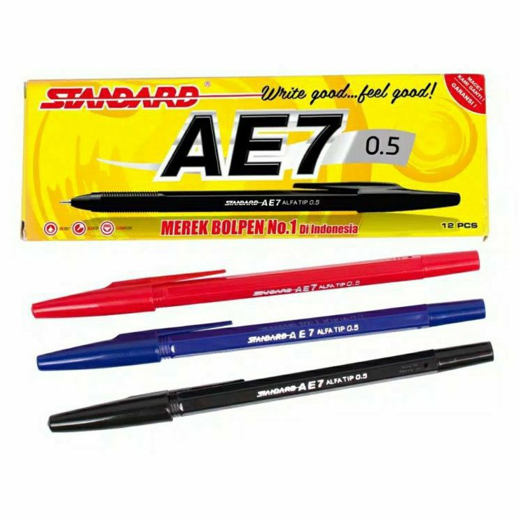 

STANDARD - Pulpen/Ballpoint AE7 (12 pcs)