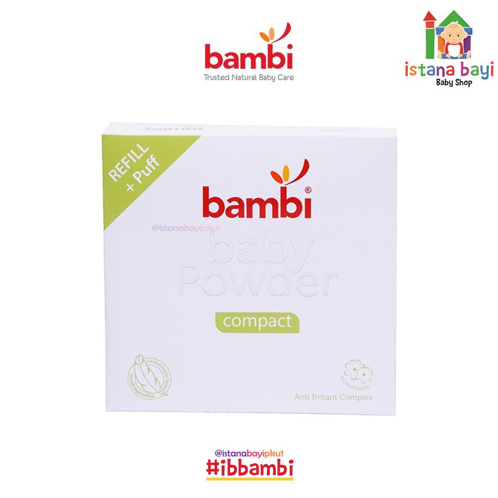 Bambi Compact powder Reffil - Bedak padat bayi