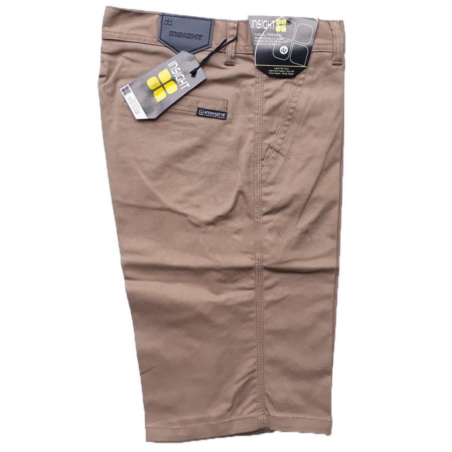 Celana Chino Pendek Pria Bahan Katun Twill Melar Tebal Adem Ukuran 27 Sampai 44