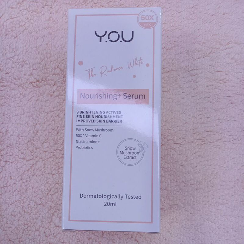 you the Radiance white NOURISHING+serum