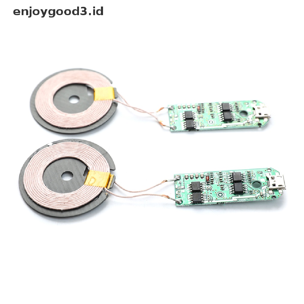 Modul Papan Sirkuit PCBA Transmitter Charger Wireless DC 5V Dengan Coil