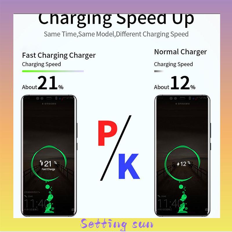 Pengisi Daya Adaptor Pengisi Daya Qualcomm 2.4A Cepat Asli TN