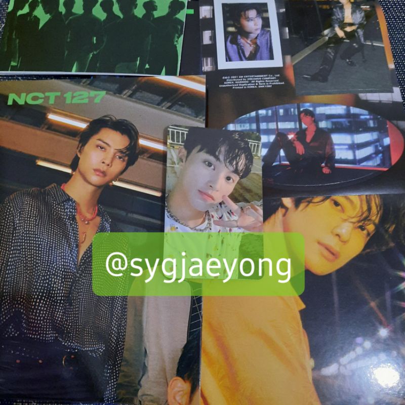 [CLEARANCE SALE] UNSEALED FULLSET NCT 127 STICKER ALBUM STICKER SEOUL CITY VER - JAEHYUN POSTCARD + 