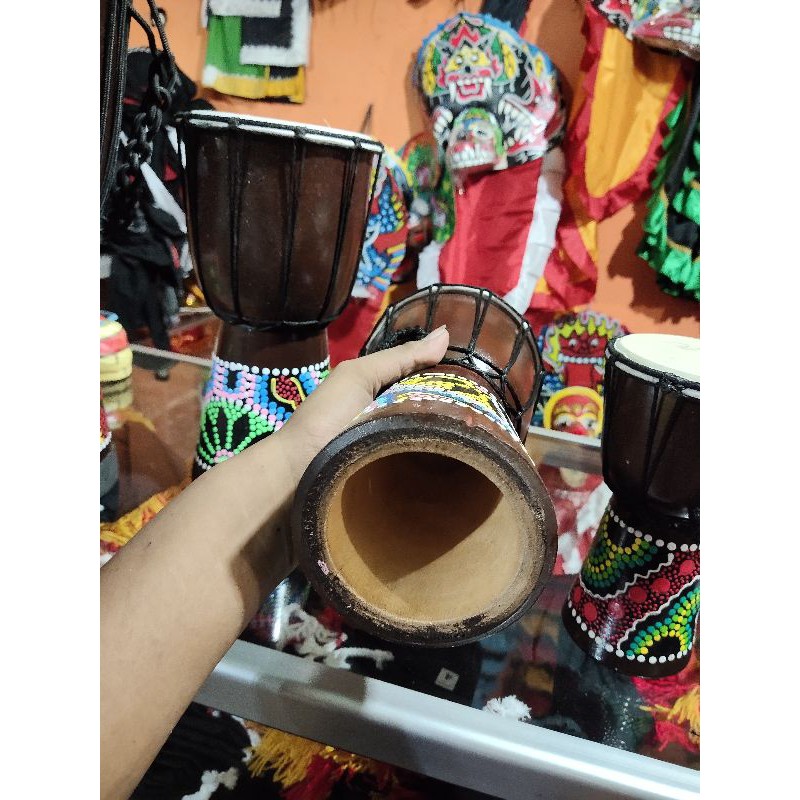 jimbe 25 / kendang jimbe / alat musik / gitar / kendang jawa / barongan / ganongan / pecut / caplokan