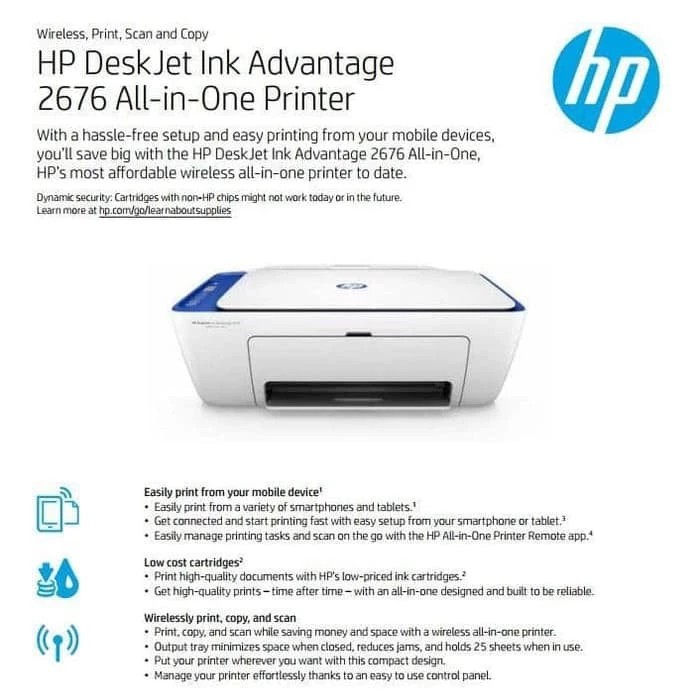 Printer HP Deskjet Ink Advantage 2676