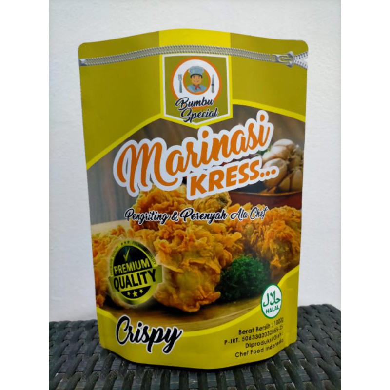 

MARINASI KRESS Rahasia Olahan Crispy 250gr