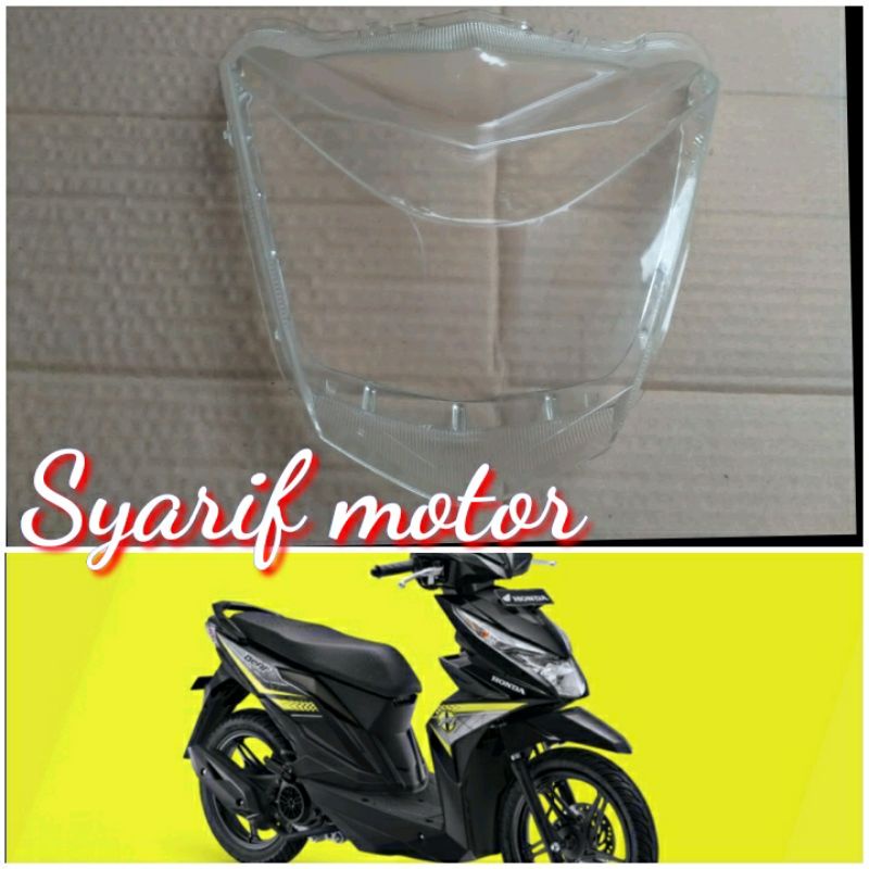 Mika Lampu Kaca Lampu Depan All New Beat Eco 2017 - 2019 Ori Kotto