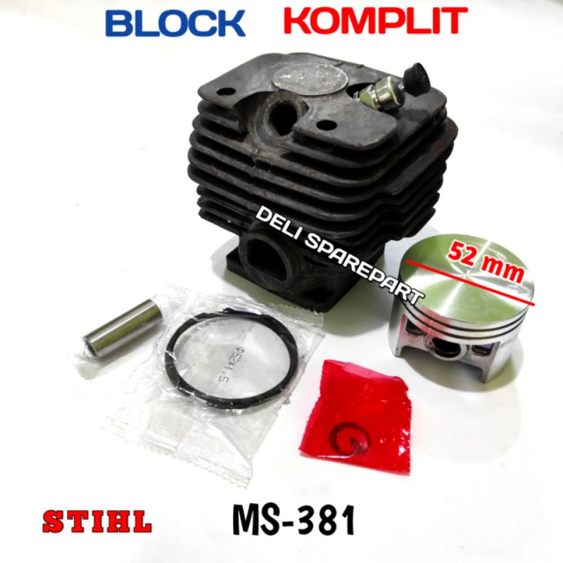 MS381 STHILL CYLINDER BLOK BLOCK BORING KOMPLIT MESIN SINSO STHILL