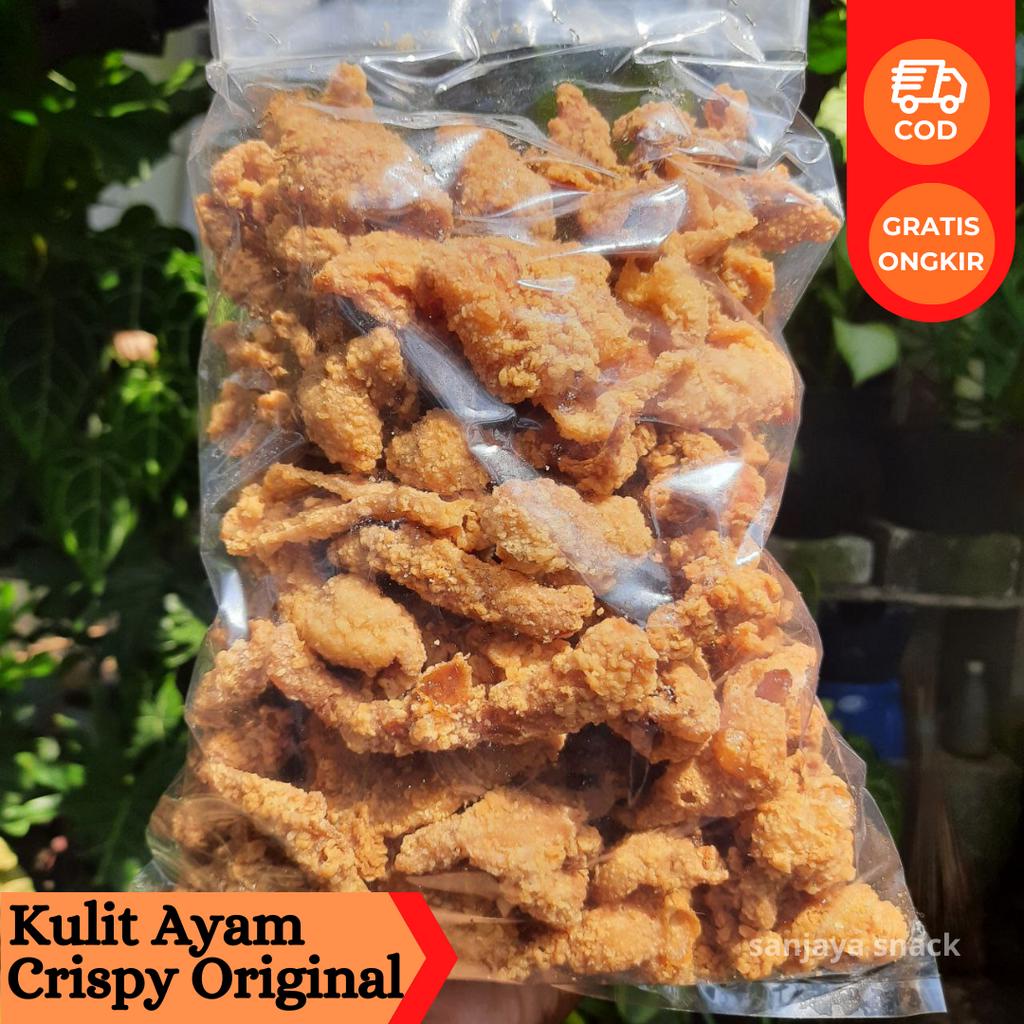 

ADY78 kulit ayam crispy 500 gram pedas daun jeruk