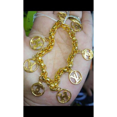 gelang emas lapis runtai tidak mudah pudar