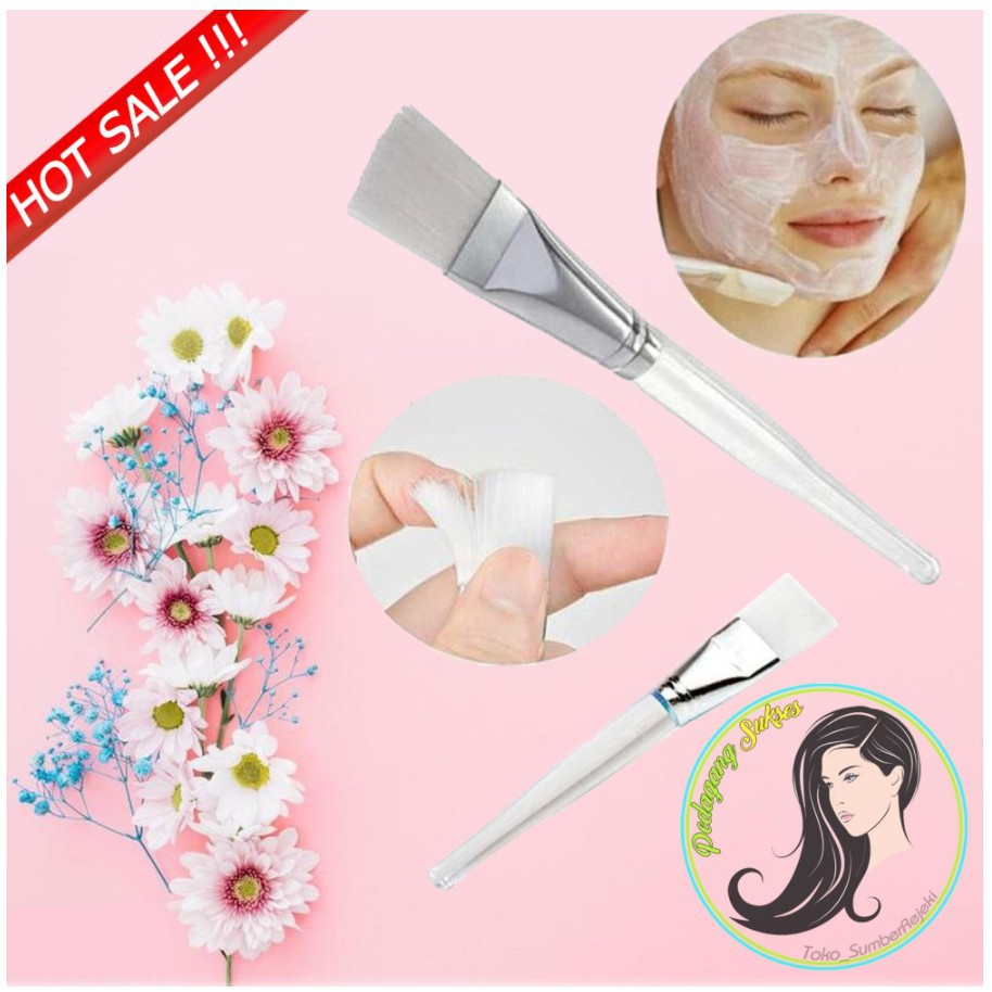 PA KUAS MASKER SILIKON / SILICONE / BENING KUAS TRANSPARAN MAKEUP BRUSHES KUAS MASKER MURAH - AK018