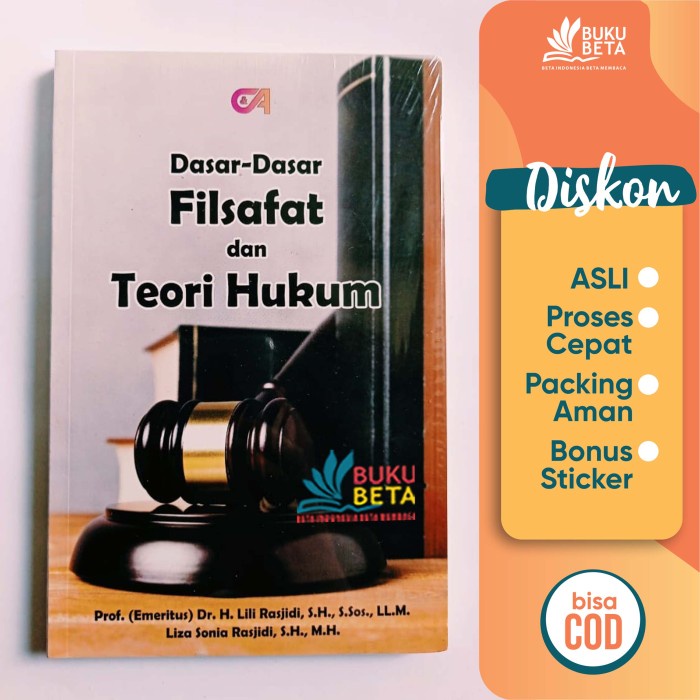 Dasar-Dasar Filsafat dan Teori Hukum - Lili Rasjidi