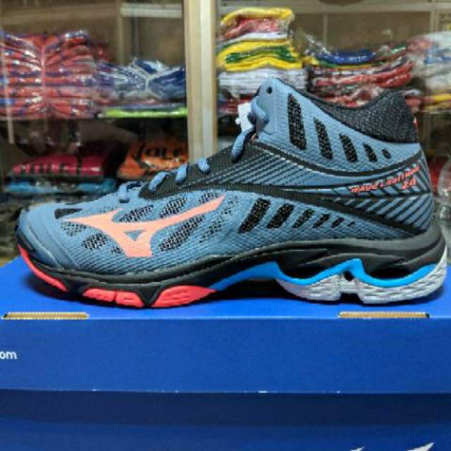 Sepatu Voli Mizuno Wave Lightning Z4 Mid WLZ4 WLZ 4 Original | Shopee