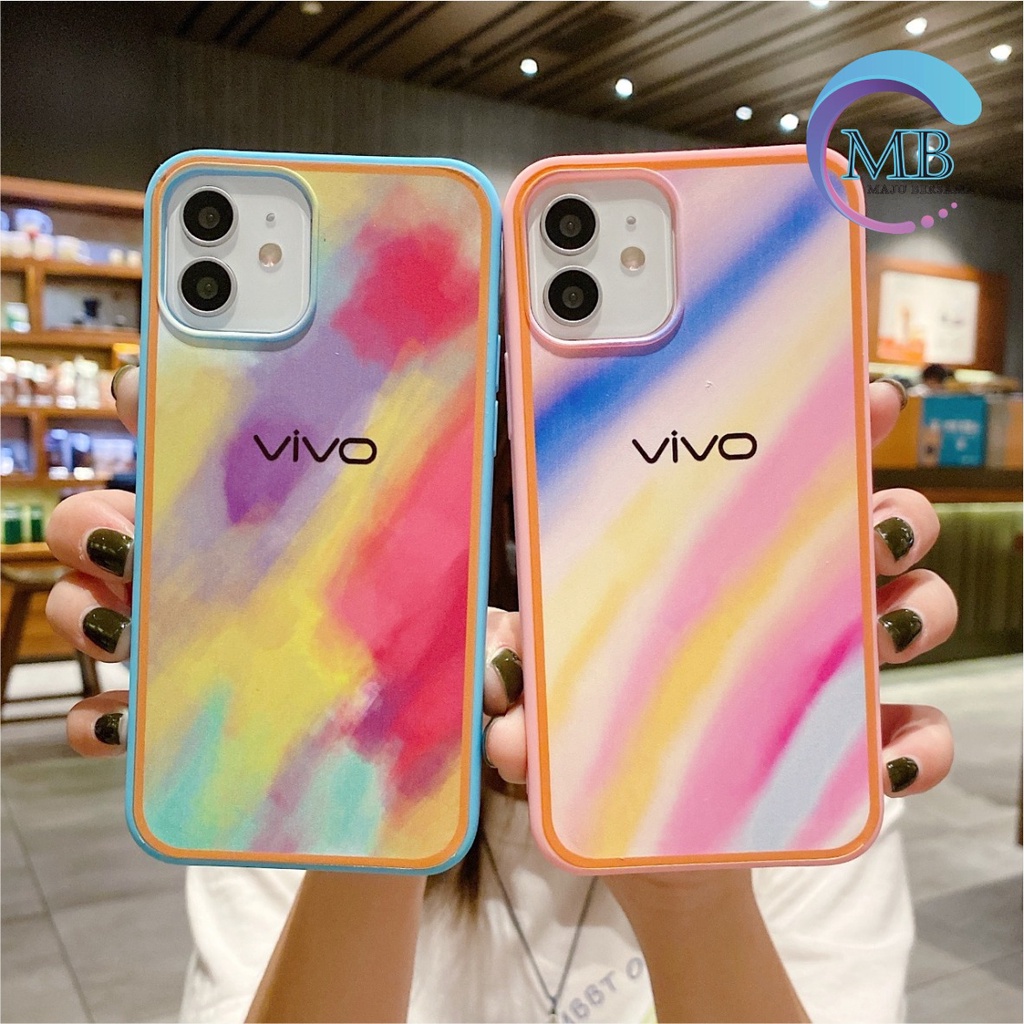 SS044 SOFTCASE RAINBOW VIVO Y12 Y15 Y17 Y20 Y20s Y12s Y30 Y50 Y30i Y51 Y91 Y93 Y95 Y91c Y1s Y71 Y81 V5 MB2243