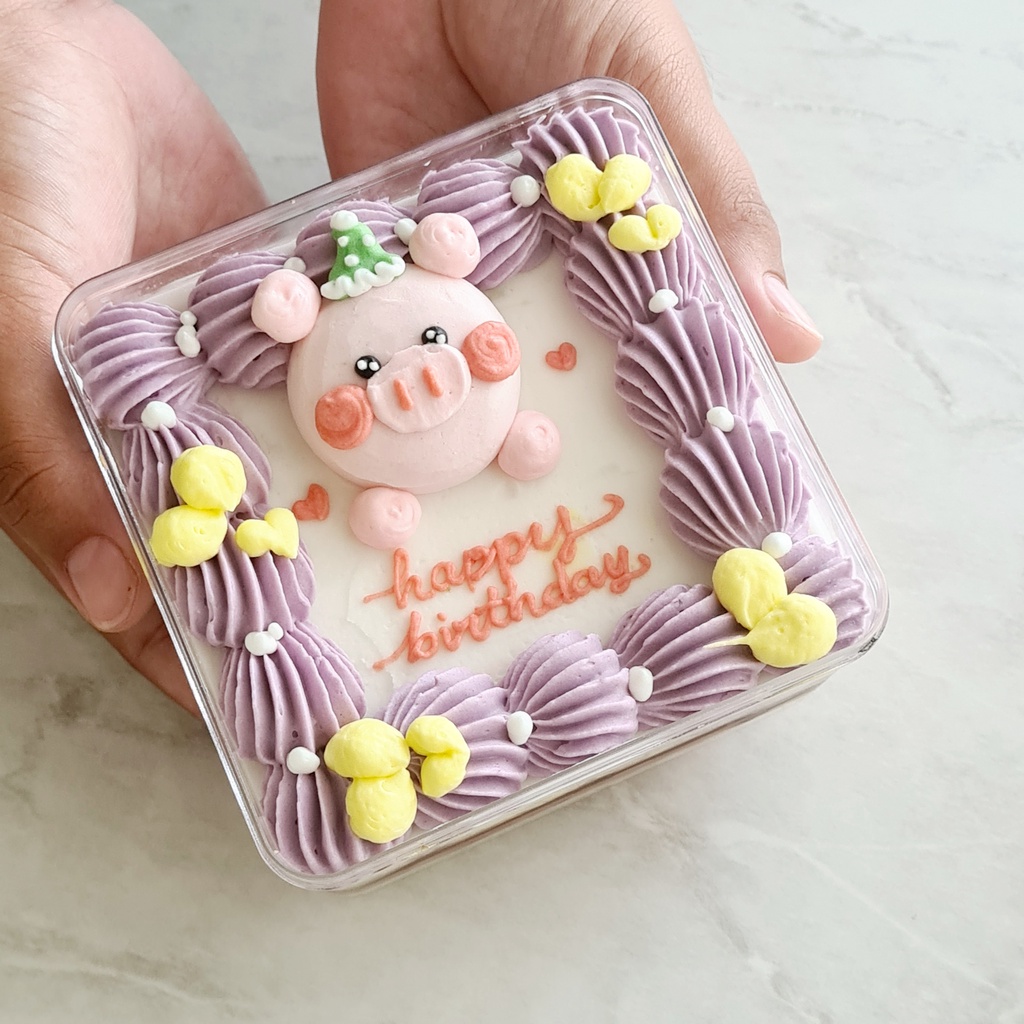 

Korean dessert box / cake box imut ultah