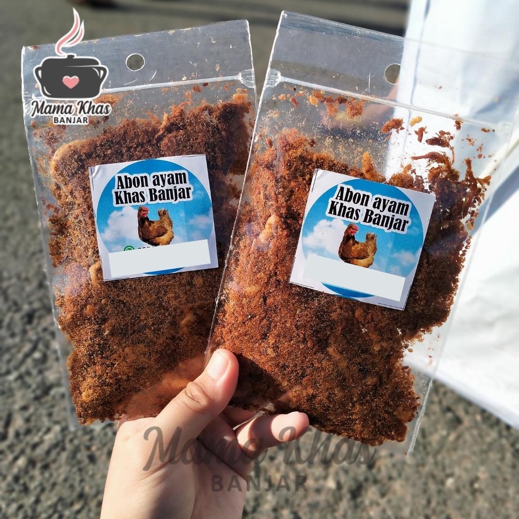 

ABON AYAM KHAS BANJAR KEMASAN POUCH MAMA KHAS BANJAR