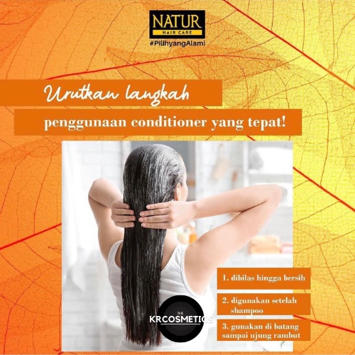 NATUR HAIR CARE Conditioner 165ml - Olive Oil &amp; Aloe Vera | Ginseng &amp; Olive Oil | Moringa Oleifera &amp; Sweet Almond