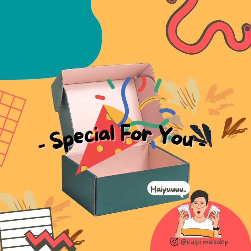 

[Special Packaging Box] Kotak khusus untuk Kulpi