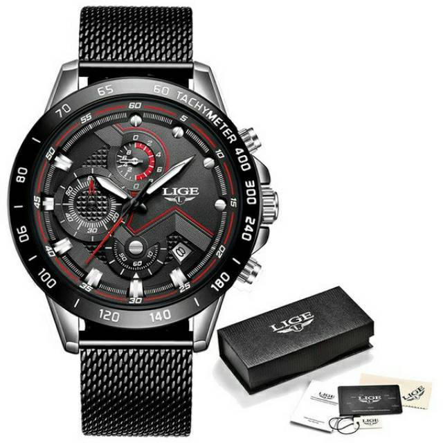 ORIGINAL Jam Tangan LIGE New Mens Watches
