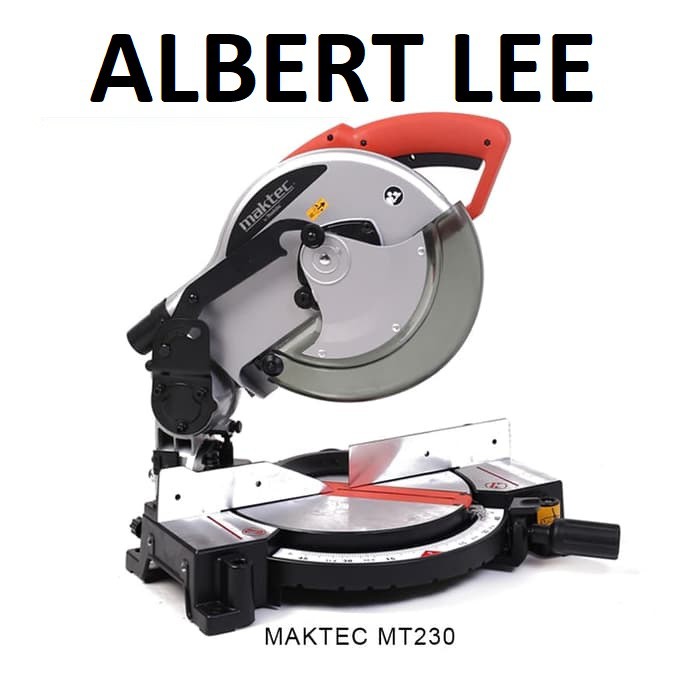 MAKTEC MT230 MT 230 ALAT MESIN POTONG ALUMINIUM MITTER MITRE MITER SAW GERGAJI PEMOTONG BESI LOGAM