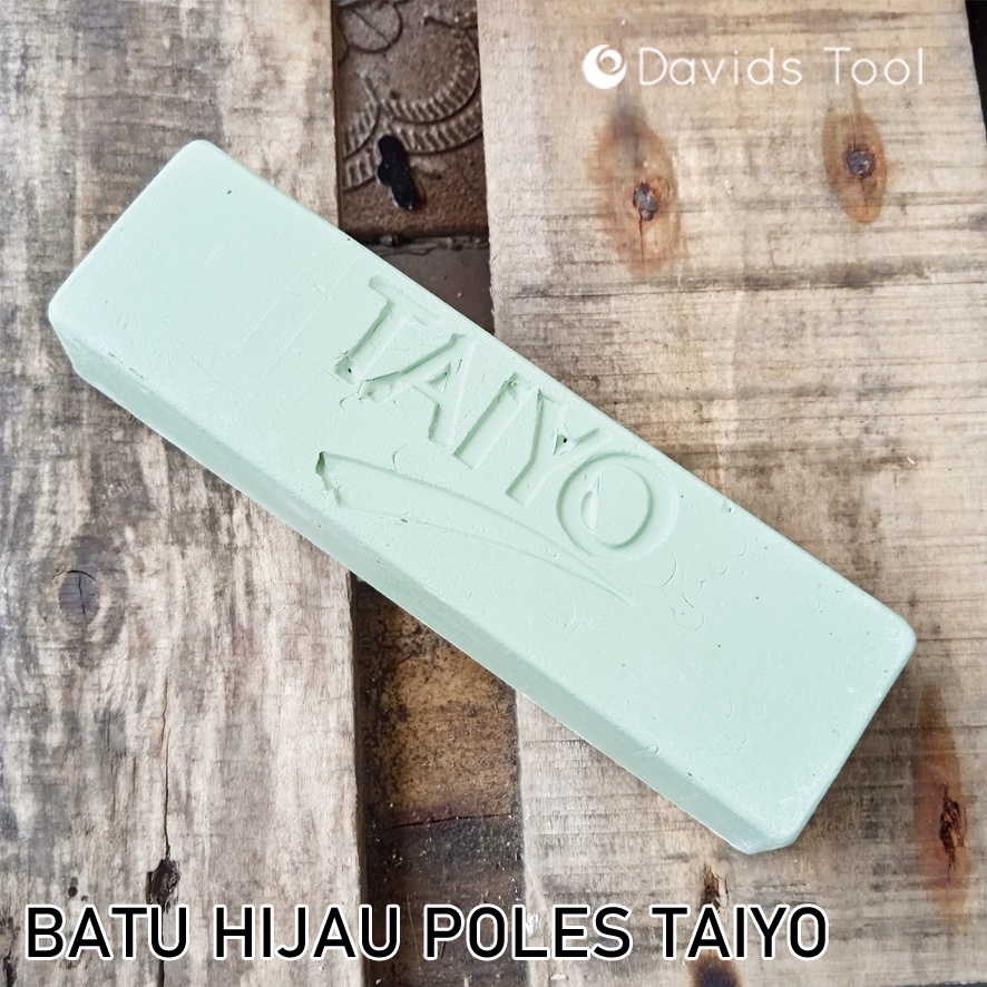 Batu Hijau Poles Watu Ijo  Stainless Pengkilap Logam Stenliss Kuningan Taiyo Kualitas Langsol