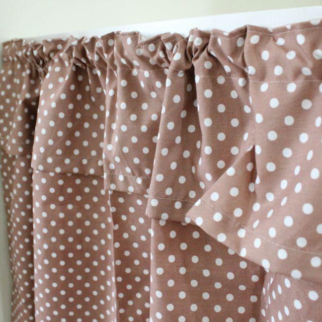 Gorden penutup kolong dapur uk L 100 x T 75-Cokelat