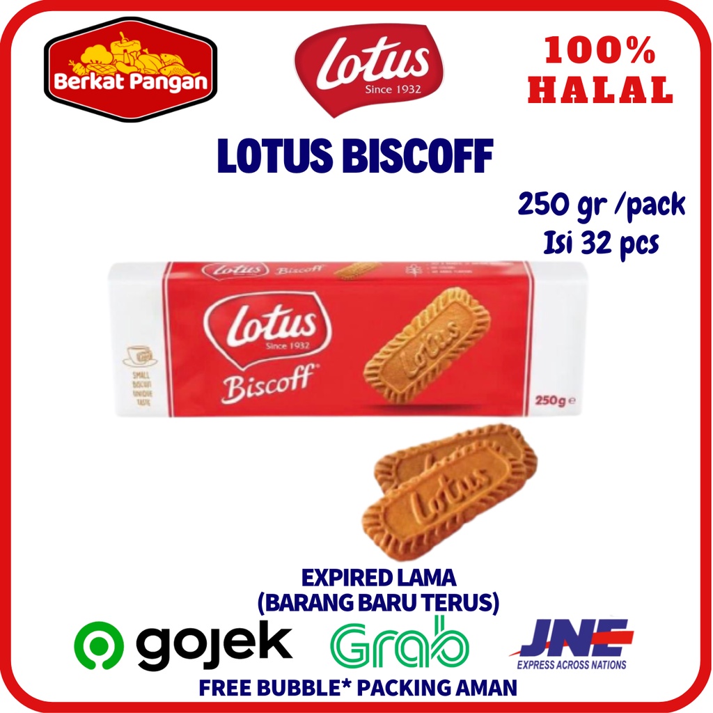 Lotus Biscoff Caramelized Biscuit 250 g (32 pcs)