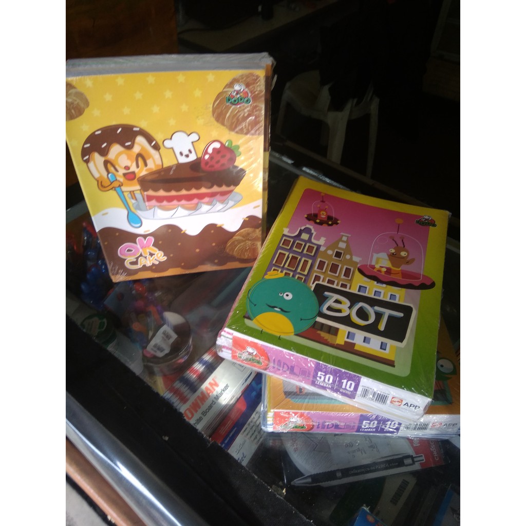 

MURAH Buku Tulis isi 50 lbr (10 buku) GRATIS ONGKIR