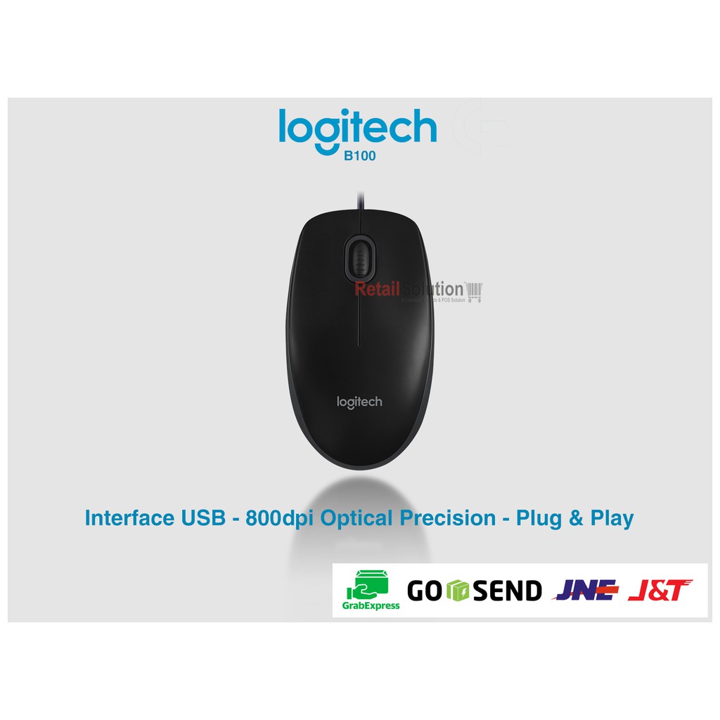 Logitech B100 Optical USB Mouse