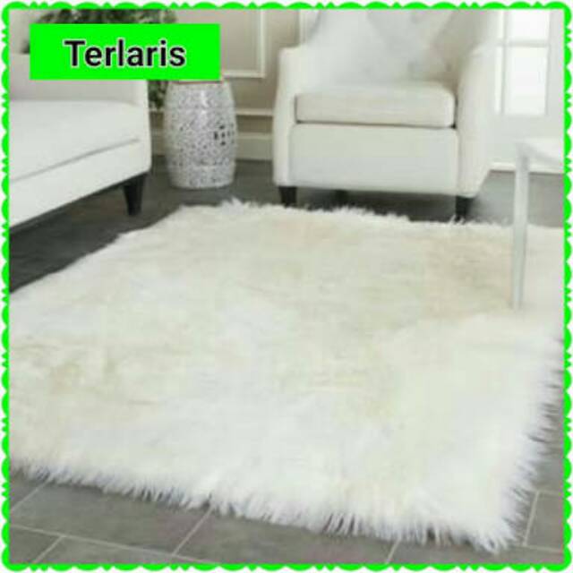 kain bulu korea bulu panjang 150x200