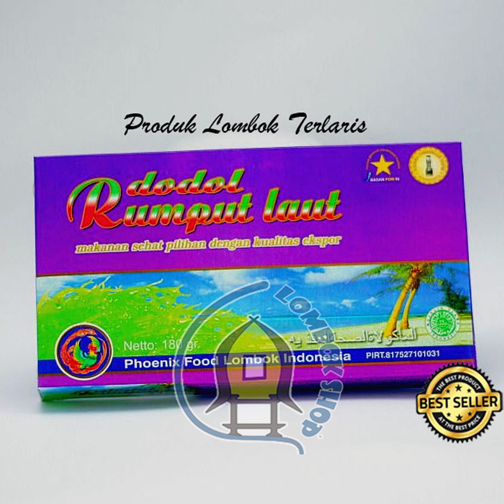 

Dodol Rumput Laut Phoenix Khas Lombok 160 Gram