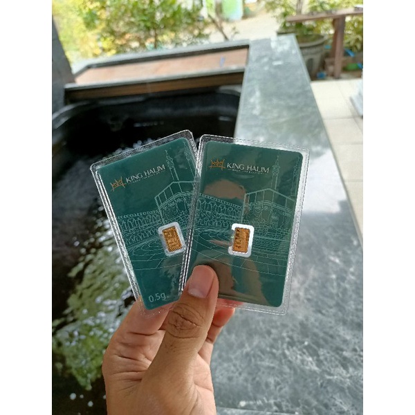 Logam Mulia 24K King Halim Masjidil Haram Ka'bah 0.5 Gram