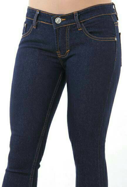 Celana jeans jumbo wanita jeans garmen darkblue