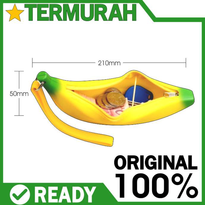 Cute Silicone Bananas Purse / Dompet Pisang