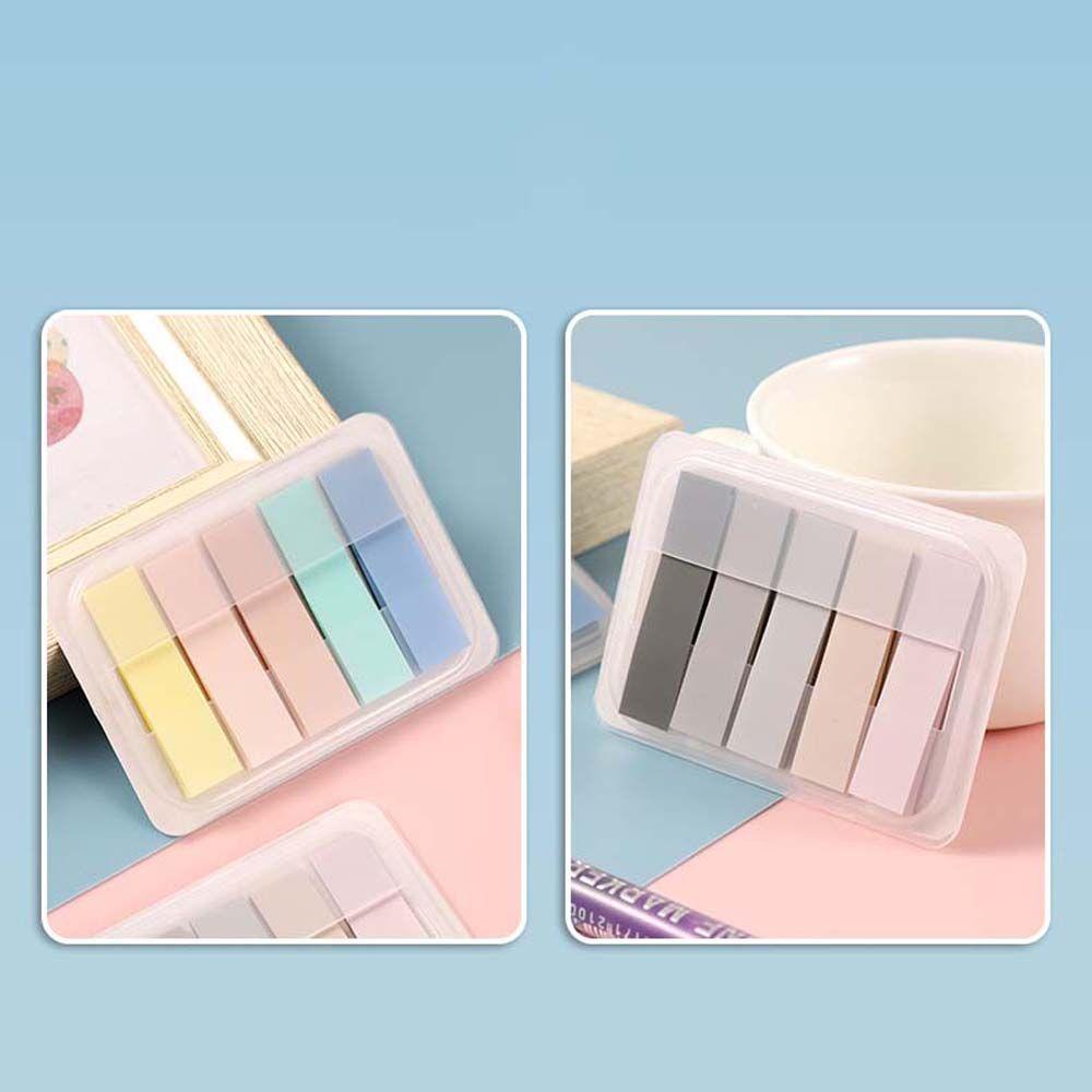 Mxbeauty Index Memo Pad Portable Self-Adhesive Perlengkapan Kantor Sekolah Bookmark Penanda Alat Tulis Tangan Akun Notes Sticky Note