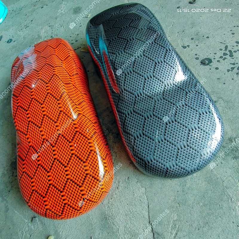 wtp water transfer printing film carbon karbon celup hexagon wtf hitam