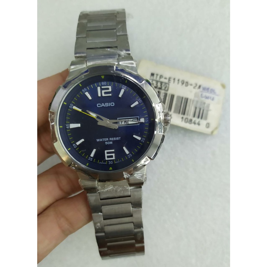 JAM TANGAN PRIA CASIO MTP-E119D-2A ORIGINAL GARANSI RESMI MURAH