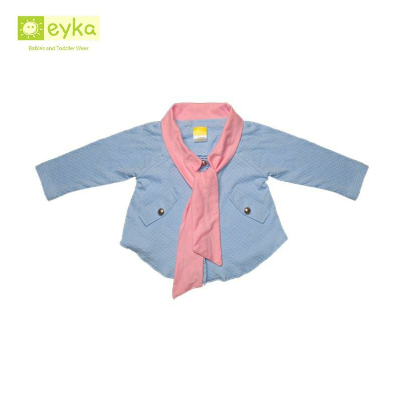 BARU Jaket Anak Eyka Ori - Jaket Anak Cewek Biru Pink - Jaket Anak Lucu Murah - Baju Anak Perempuan