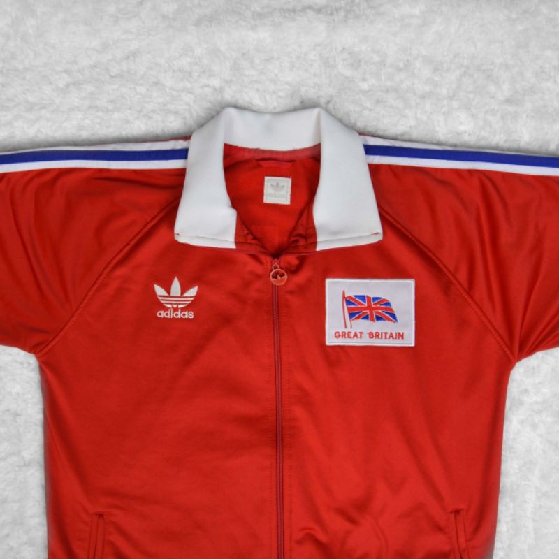 Jaket Tracktop Adidas Great Britain