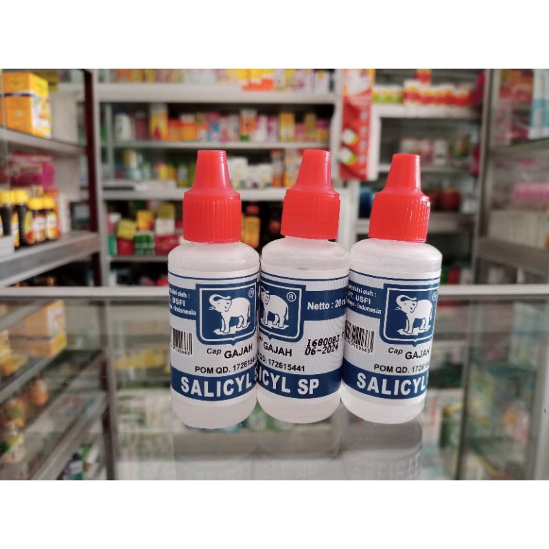 Salicyl Spiritus 20ml Cap Gajah | Obat Panu Kadas Kurap - ED 07/2026