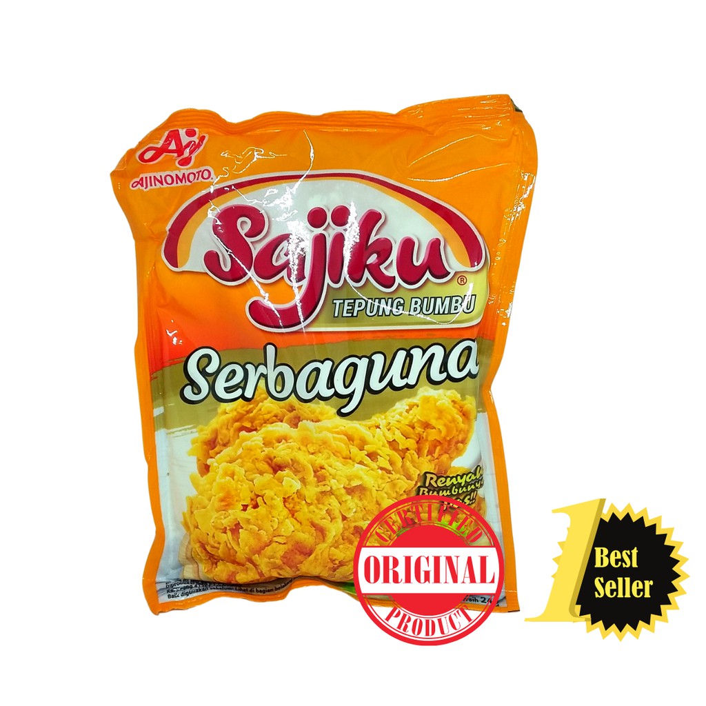 

Sajiku Tepung Bumbu 240gr Original / Ajinomoto Tepung Bumbu Sajiku 250 gram