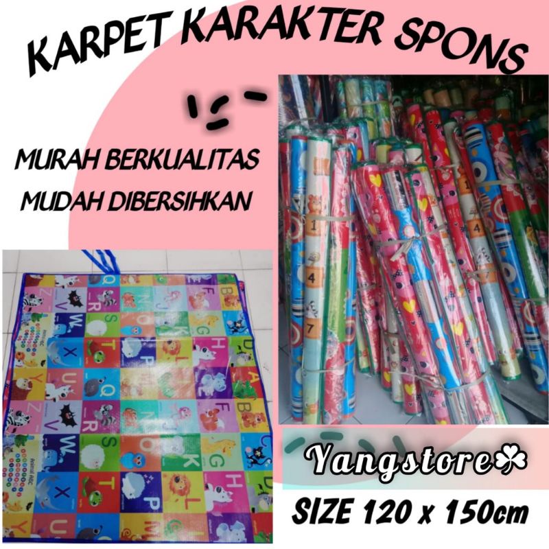 Karpet spon plastik 153×118