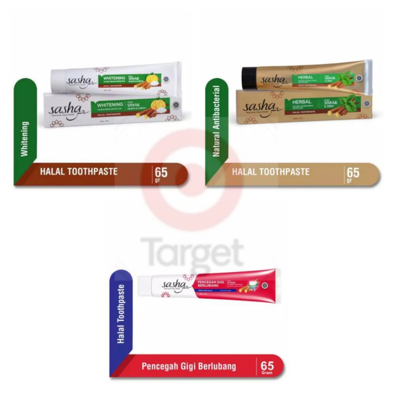 Sasha Pasta Gigi Siwak 65gr